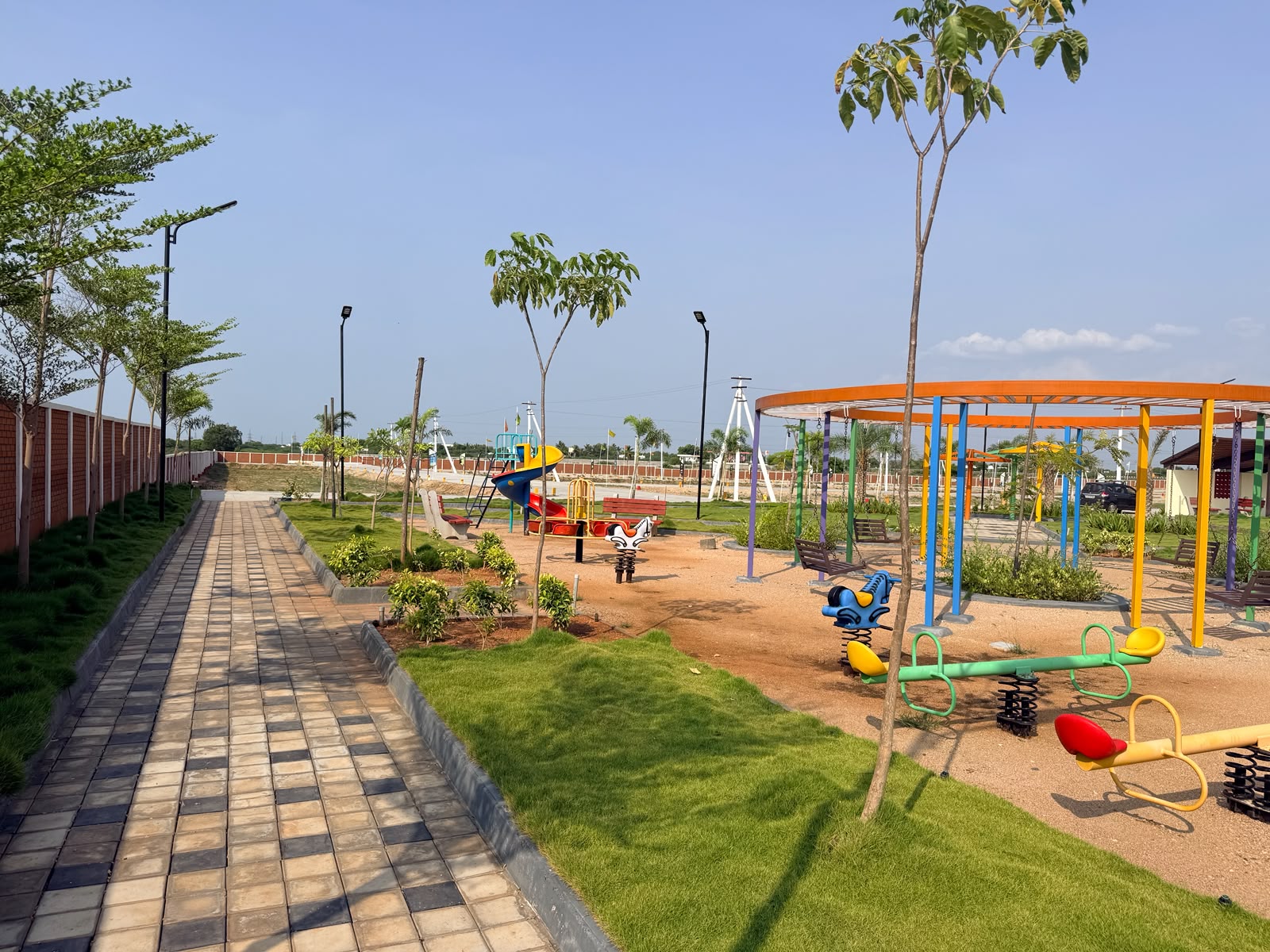 Walking Path Through the Park