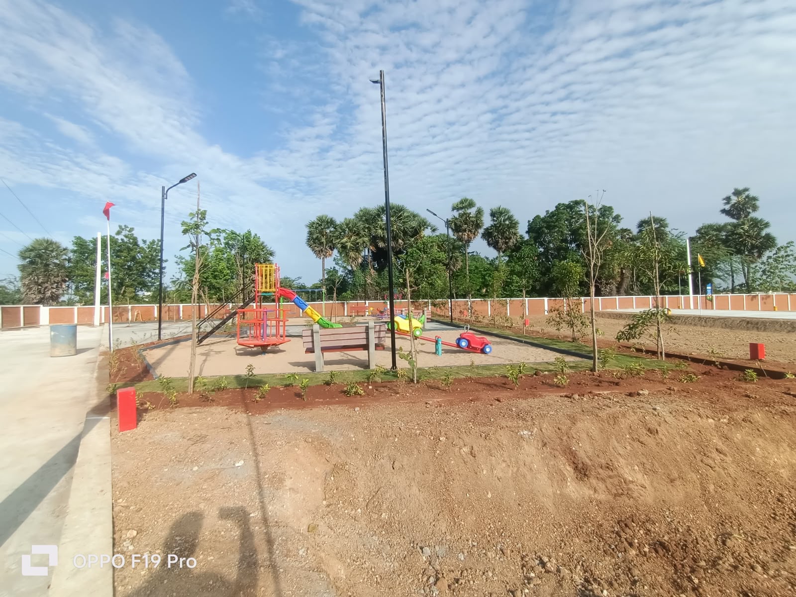 Children's Play Area with Colourful Equipment